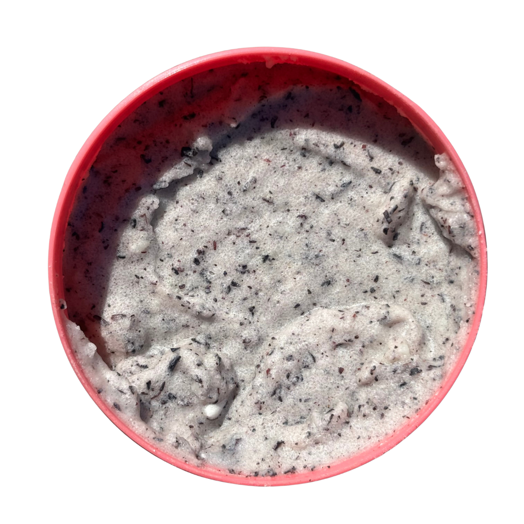 HIBISCUS BODY SCRUB / WILD ROSE & LAVENDER