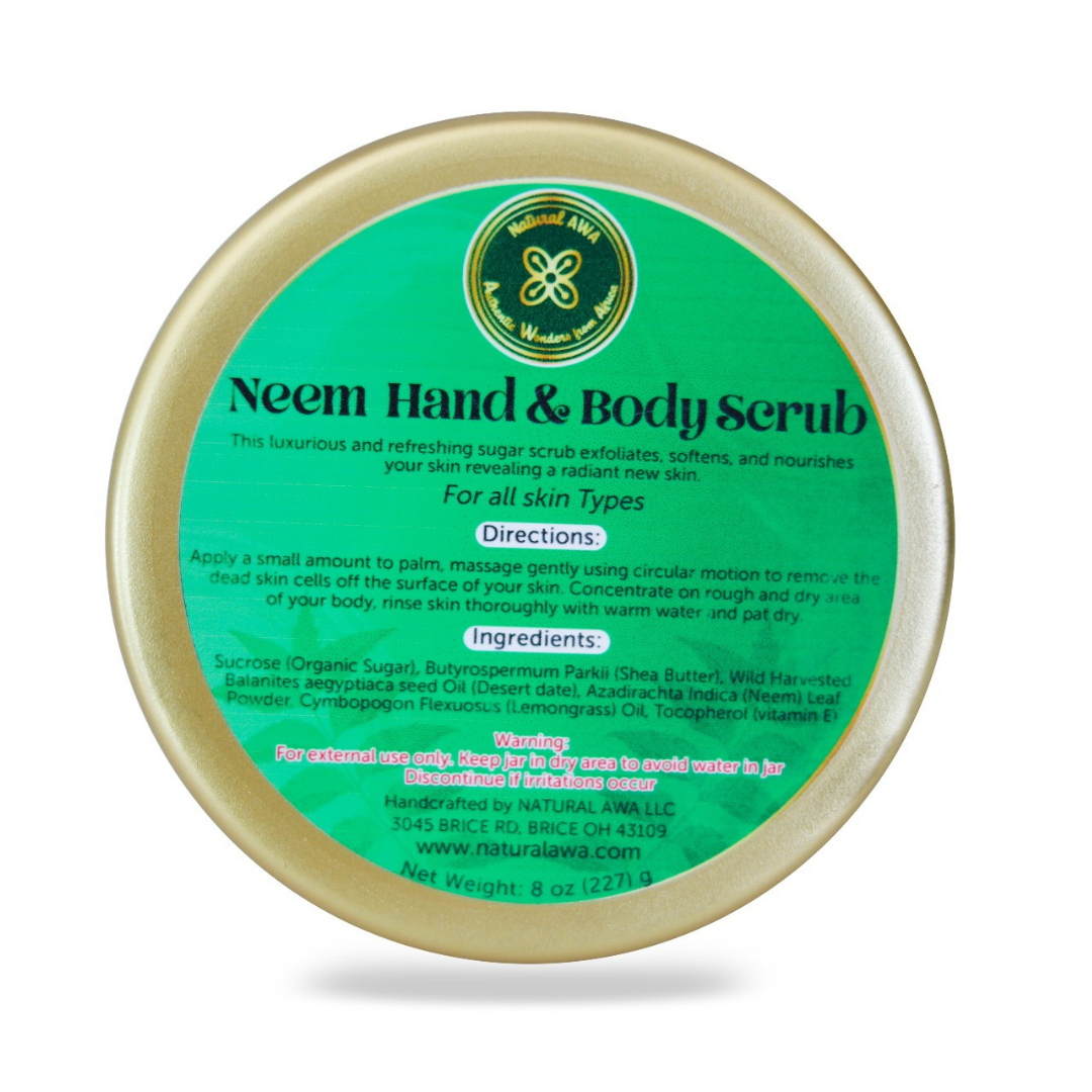 Neem hand and body scrub