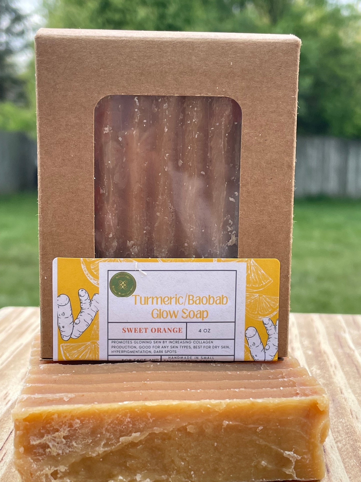 Turmeric Baobab Glow soap