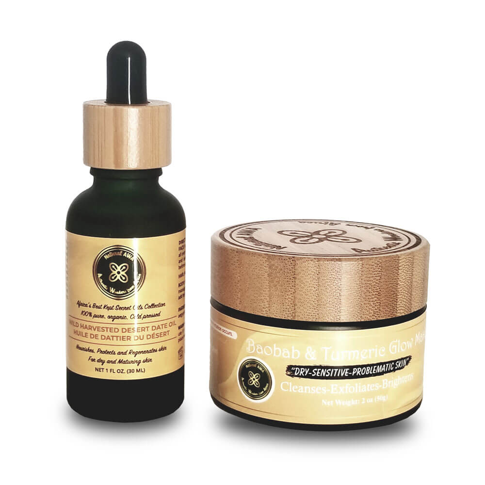 baobab and Turmeric Glow mask