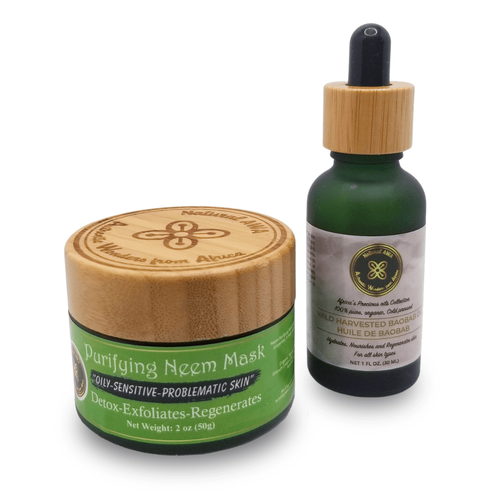 Purifying Neem mask & Baobab Oil